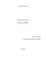 Referāts 'Skatuves māksla', 1.