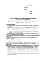 Paraugs 'Darba drošības un drošības tehnikas instrukcija struktūrvienību vadītājiem', 1.
