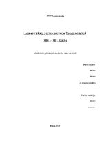 Referāts 'Laikapstākļu novērojumu izmaiņas Rīgā 2005.-2011.gadā', 1.