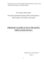 Prakses atskaite 'Prakse tiesā, tiesas kancelejā', 5.