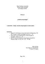 Konspekts 'Sociālā antropoloģija kā sociālā zinātne', 1.