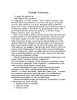 Eseja 'Eduards Veidenbaums', 1.