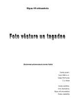 Referāts 'Foto vēsture un tagadne', 1.