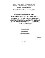 Konspekts 'Valūtas tirgus būtība. Pirktspējas paritātes princips', 1.