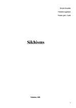 Referāts 'Sikhisms', 1.