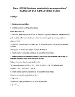 Paraugs 'Masīvi un to pielietojums', 1.