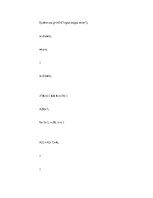 Paraugs 'Masīvi un to pielietojums', 5.