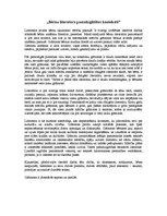 Eseja 'Bērnu literatūra pamatizglītības kontekstā', 1.