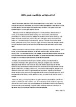 Eseja '1905.gada revolūcija - vai bija vērts', 1.