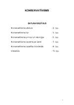 Referāts 'Konservatīvisms', 1.