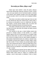 Eseja 'Recenzija par filmu "Rīgas sargi"', 1.