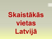 Prezentācija 'Skaistākās vietas Latvijā', 1.