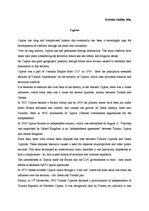 Eseja 'Cyprus Conflict', 1.