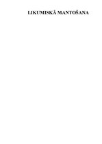 Referāts 'Likumiskā mantošana', 1.