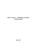 Referāts 'Stresa vadīšana - sabiedrisko attiecību vadītāja darbā', 1.