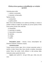 Referāts 'Cilvēka ārējās pazīmes un to klasifikācija', 4.