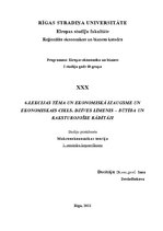 Konspekts 'Ekonomiskā izaugsme un ekonomiskais cikls. Dzīves līmenis - būtība un raksturojo', 1.