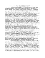 Eseja 'Vai viegli būt jaunam', 1.