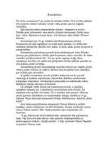 Konspekts 'Romantisms', 1.