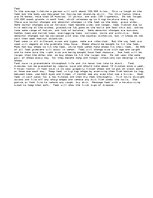 Eseja 'This Text Is about Feet', 1.