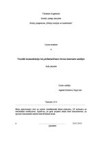 Referāts 'Vizuālā komunikācija kā pārliecināšanas forma interneta medijos', 1.