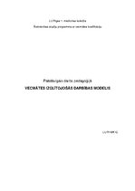 Konspekts 'Vecmātes izglītojošās darbības modelis', 1.