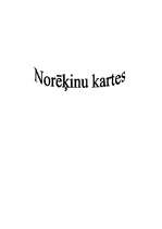Konspekts 'Norēķinu kartes', 1.