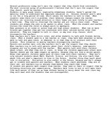 Eseja 'No Respect For Teachers', 1.