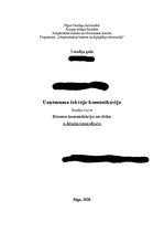 Konspekts 'Uzņēmuma iekšējā komunikācija', 1.