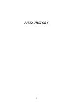Referāts 'Pizza History', 1.