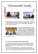 Konspekts 'Ziemassvētki un Jaunais gads Turcijā', 1.