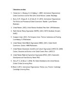 Eseja 'Starptautiskās organizācijas: nozīme, struktūra un globālā sadarbība', 3.