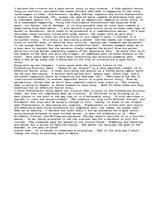 Eseja 'The Elements of a Good Horror Story as Exemplified in Frankenstein. ', 1.