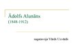 Prezentācija 'Ādolfs Alunāns', 1.