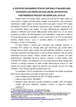 Diplomdarbs 'Eiropas Savienības struktūrfondu finansējuma integrācijas publiskās un privātās ', 58.