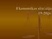 Prezentācija 'Ekonomikas situācija 19. - 20.gs.', 1.