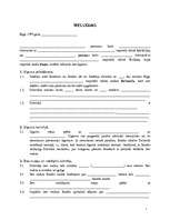 Paraugs 'Īres līgums', 1.