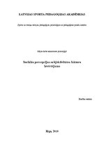 Konspekts 'Percepcijas faktori', 1.