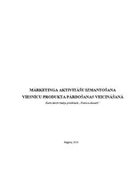 Referāts 'Mārketinga aktivitāšu izmantošana viesnīcu produkta pārdošanas veicināšanā', 1.