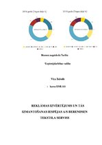 Referāts 'Reklāmas izvērtējums un tās izmantošanas iespējas AS "Berendsen tekstila serviss', 1.