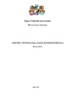 Referāts 'Apkure, ventilācija, gaisa kondicionēšana', 1.
