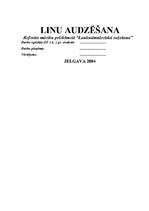 Referāts 'Linu audzēšana', 1.