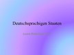 Prezentācija 'Deutschsprachigen Staaten', 1.