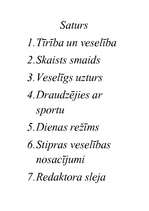 Konspekts 'Dabaszinību stundas izvērsts konspekts 3.klasei', 12.