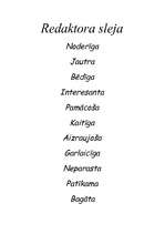 Konspekts 'Dabaszinību stundas izvērsts konspekts 3.klasei', 25.