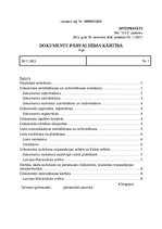 Referāts 'Dokumentu pārvaldības kārtība', 2.