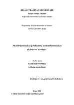 Konspekts 'Makroekonomikas priekšmets, makroekonomiskās aktivitātes mērīšana', 1.