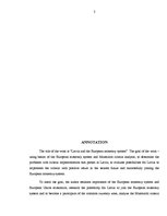 Diplomdarbs 'Latvija un Eiropas monetārā sistēma', 3.