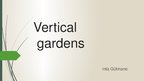 Prezentācija 'Vertical Gardens', 1.