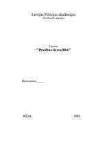 Referāts 'Prasības tiesvedība', 1.